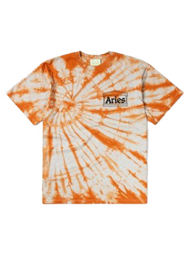 Футболка Aries Temple Tie Dye Tee Помаранчевий | FTAR60300