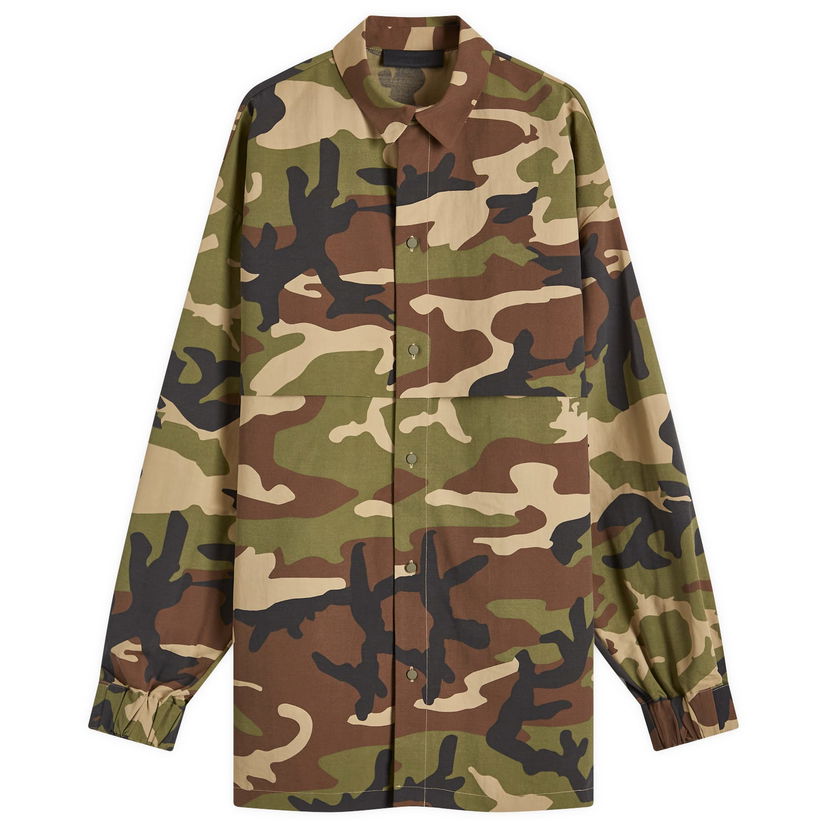 Сорочка Fear of God Essentials Military Overshirt Зелений | 186BT244328F