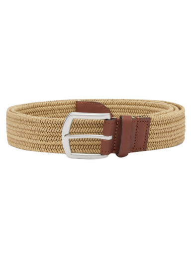 Ремені Polo by Ralph Lauren Woven Stretch Belt Timber Brown бежевий | 405666041004