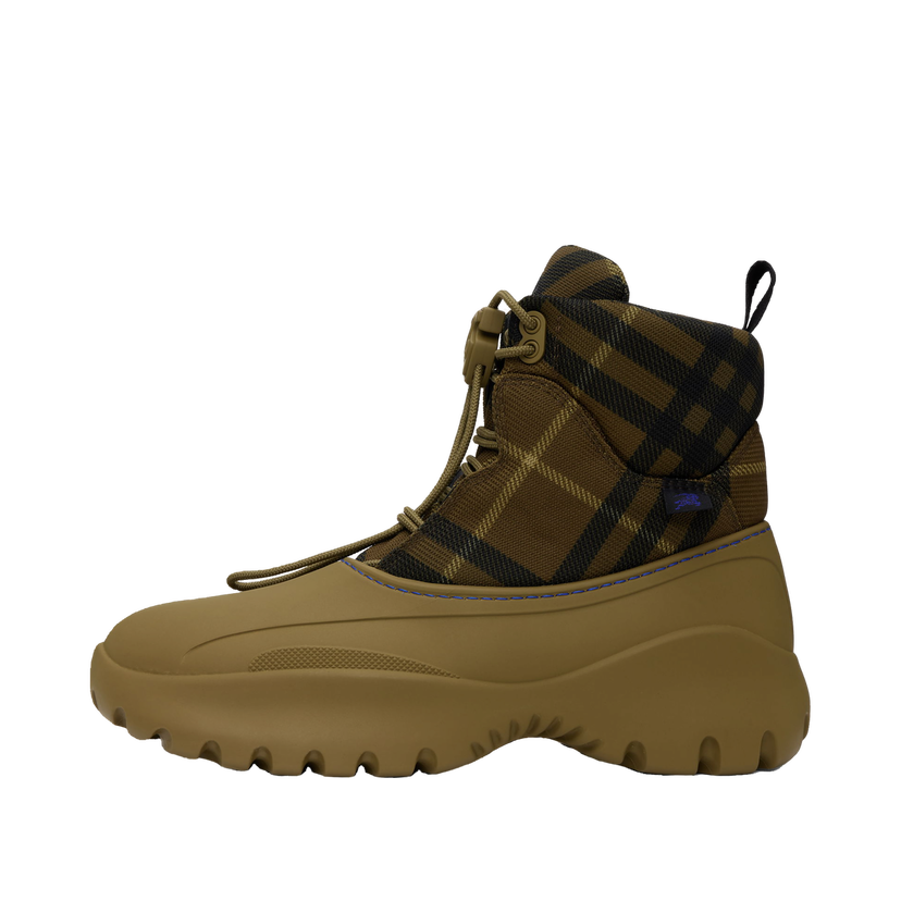 Кросівки та взуття Burberry Check Scoot Trek Boots Зелений | 8097178