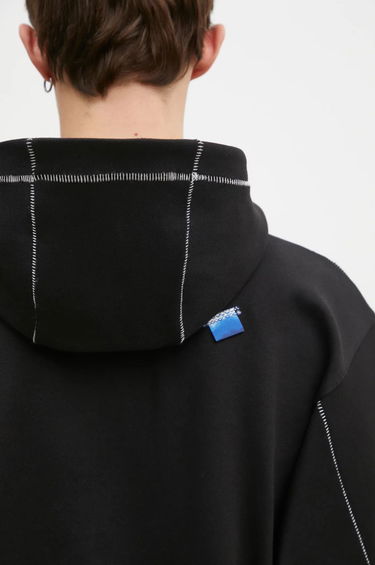 Світшоти ADER ERROR Black Smooth Hoodie чорний | BN01SSHD0102, 4