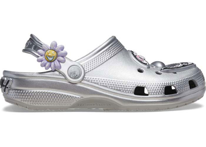 Кросівки та взуття Crocs Kenny Scharf x Classic Clog Silver Металік | 209487, 0