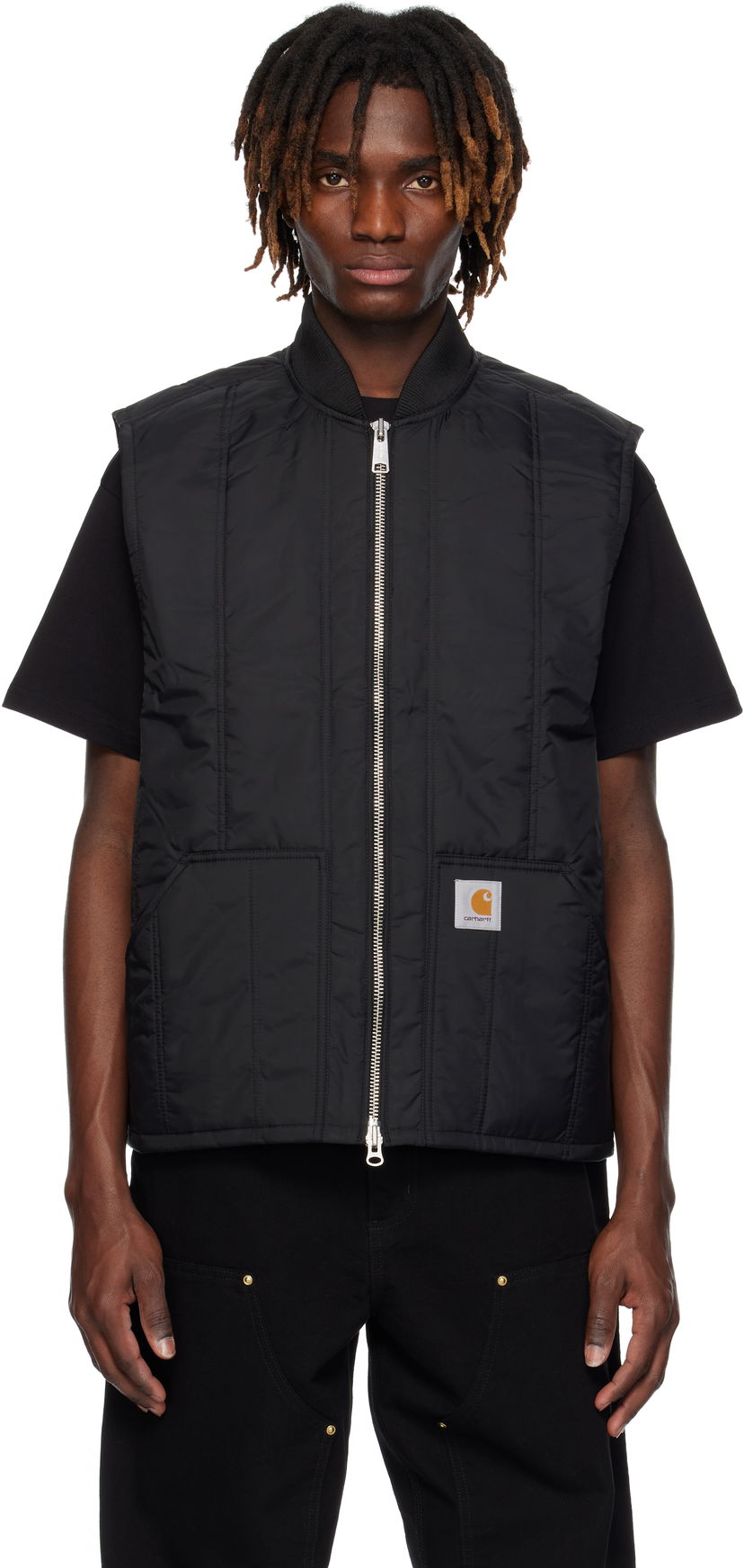 Жилет Carhartt WIP Lachlan Liner Vest чорний | I034387
