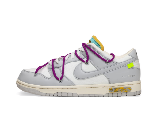 Кросівки та взуття Nike Off-White x Dunk Low "Lot 21 of 50" Сірий | DM1602-100