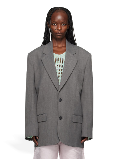 Пальто Acne Studios Single-Breasted Blazer Сірий | BH0180-
