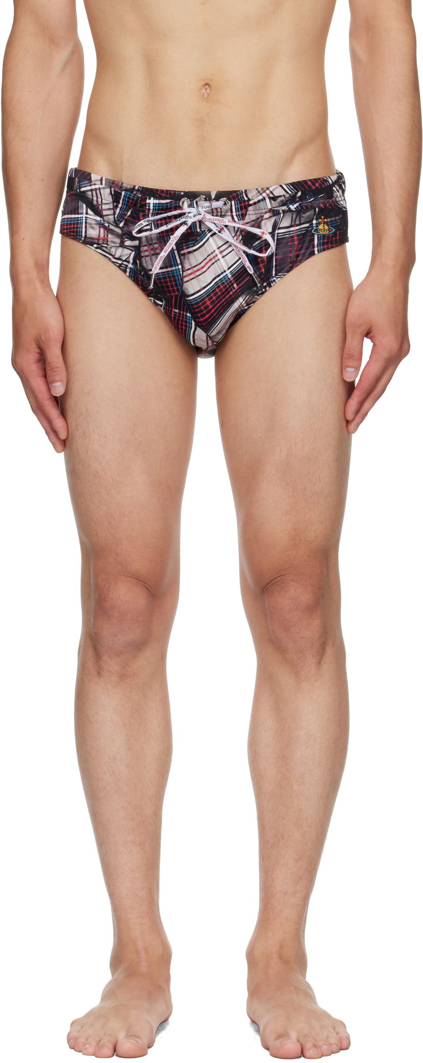 Купальники Vivienne Westwood Vivienne Westwood Draped Tartan Swim Briefs Різнокольоровий | 81010006-J0099-
