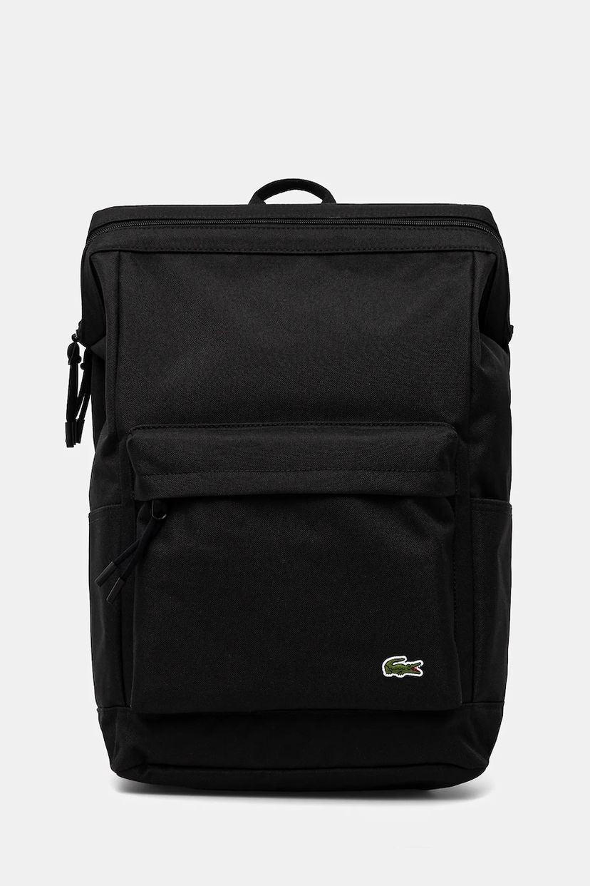 Рюкзак Lacoste Lacoste Smooth Backpack чорний | NU4598NE