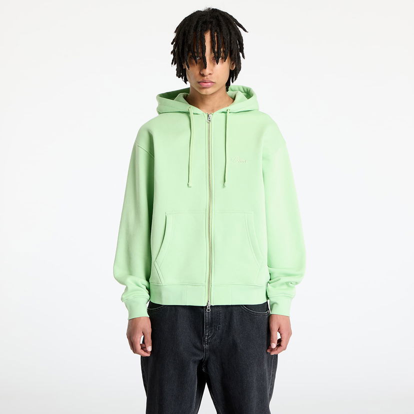 Світшоти Dime DIME Cursive Zip Hoodie Зелений | DIMESP2549SAG
