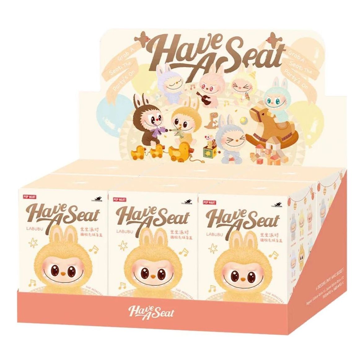 Колекційний POP MART The Monsters Labubu Have a Seat Sealed Case - 6 Blind Boxes Різнокольоровий | PPMT-2407-0034, 0