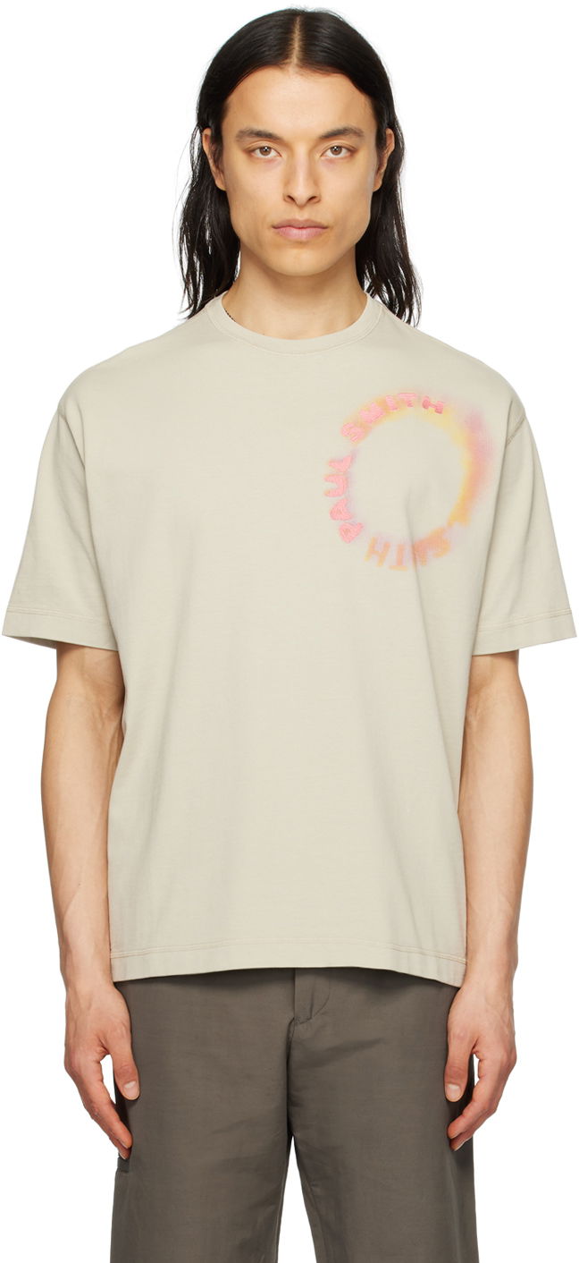 Футболка Paul Smith Paul Smith Solar Flare T-Shirt бежевий | M1R-110Y-KP3692-08