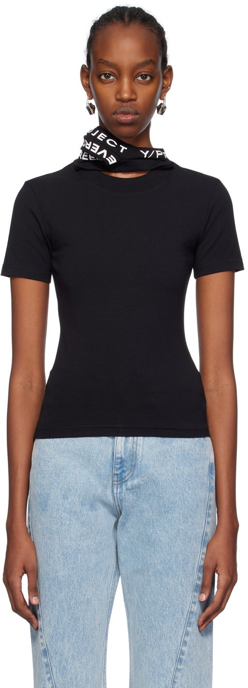 Футболка Y/PROJECT Triple Collar T-Shirt чорний | 104TO001