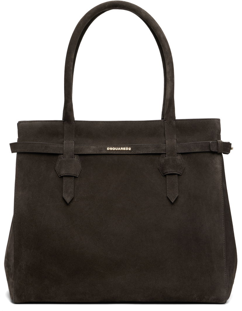 сумка-тоут DSQUARED2 Dsquared2 Twin Shopping Tote Коричневий | SPM0106_1503520