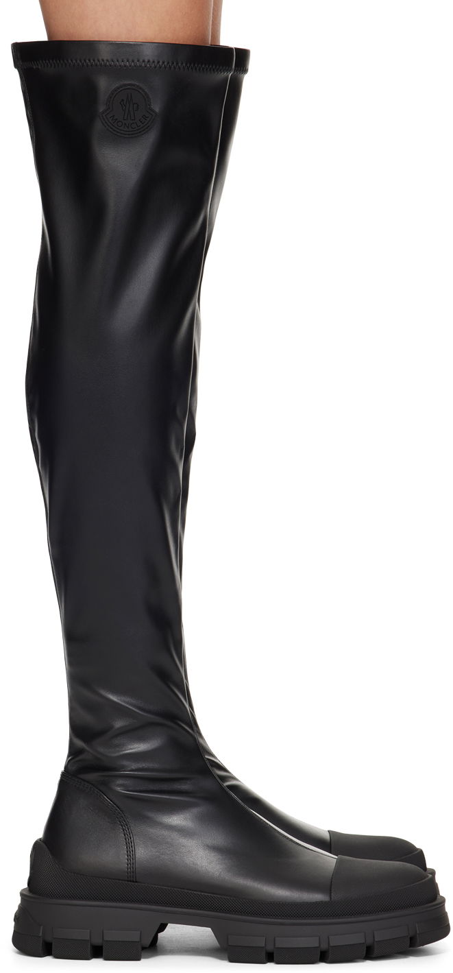 Одяг Moncler Moncler Hevea High Tall Boots чорний | J209B4G00060M4369