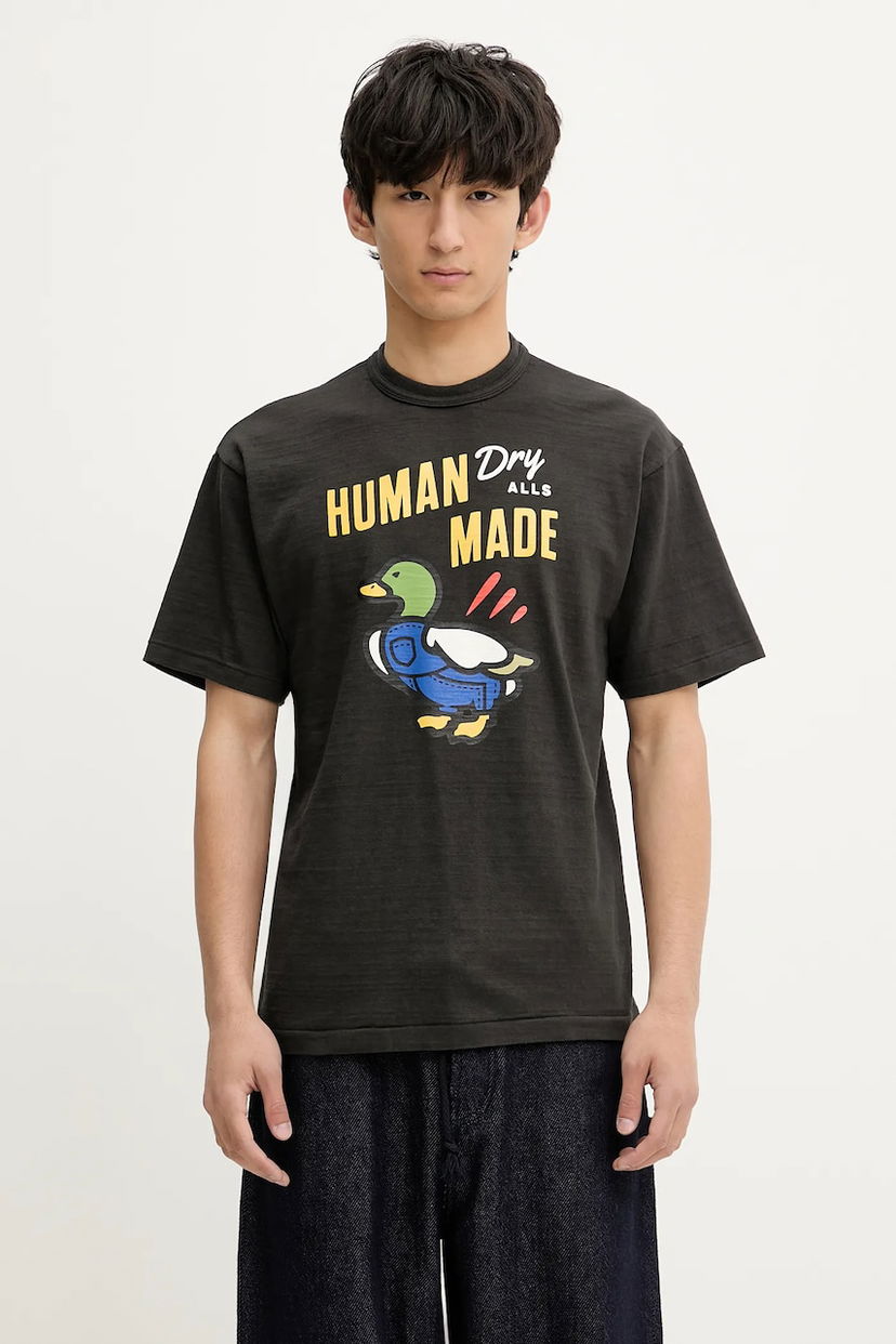 Футболка Human Made Human Made Duck Graphic T-Shirt чорний | HM29TE006
