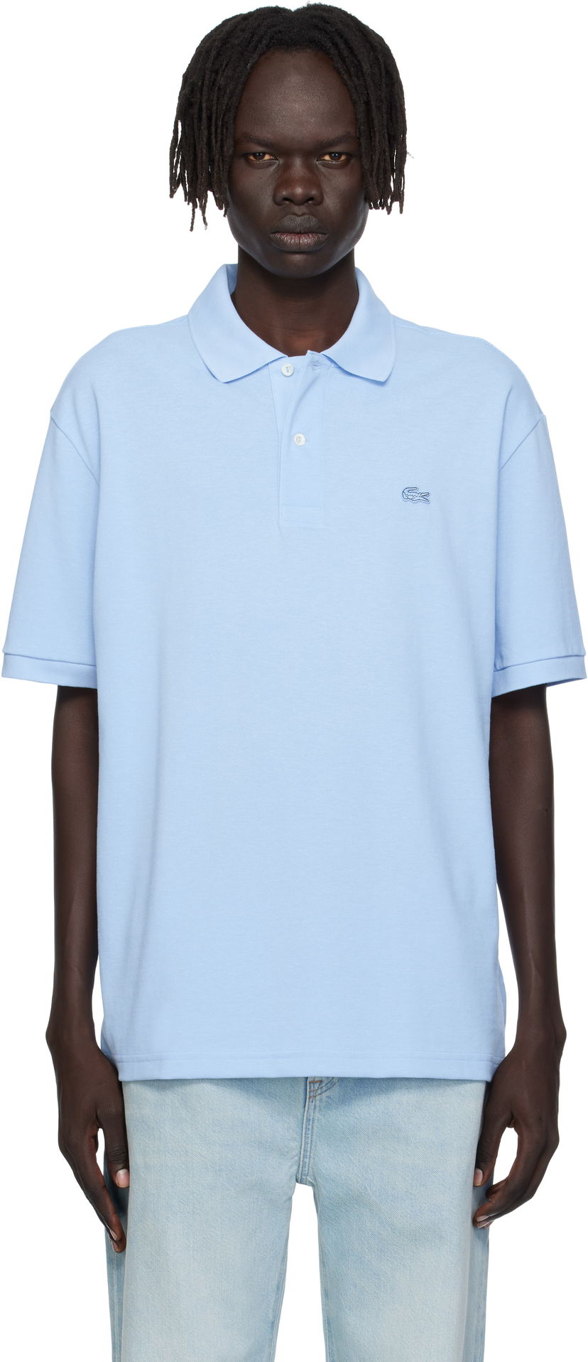 Сорочка поло Lacoste Lacoste Croc Signature Polo Синій | PH7757_HBP