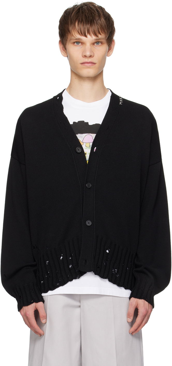 Cветр Marni Black Dishevelled Cardigan чорний | CDMG0136Q0 UFC652