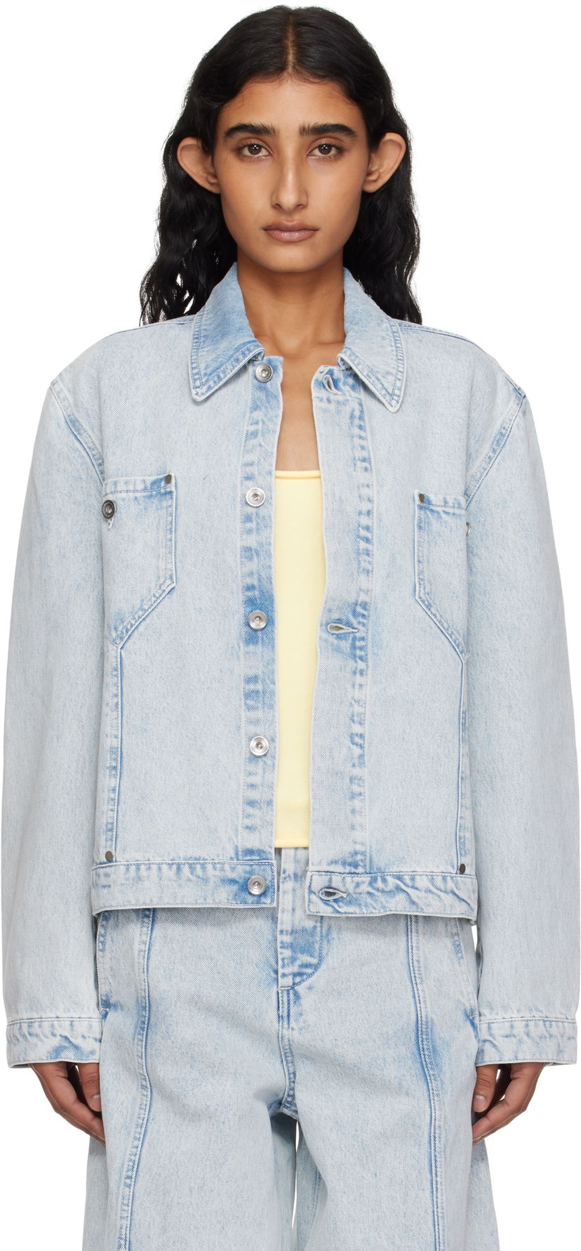 Куртка YMC YMC Loft Denim Jacket Синій | Q5YMC