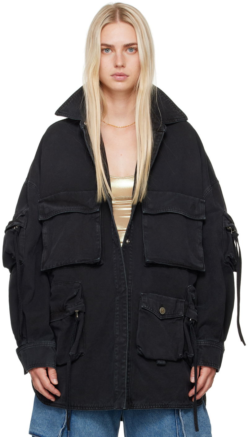 Куртка The Attico Attico Fern Utility Jacket чорний | 247WCB48 D088