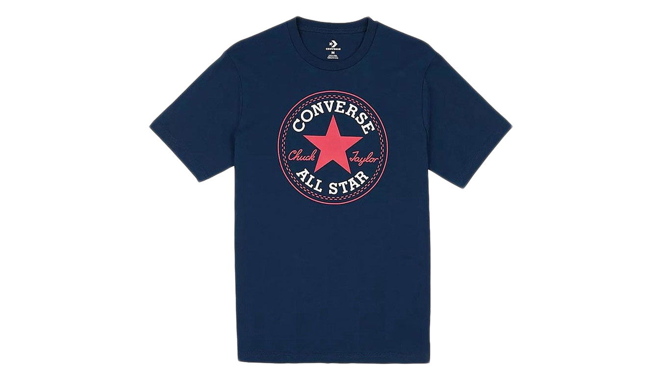 Футболка Converse Center Front Chuck Taylor Tee темно-синій | 10024064-A03, 1