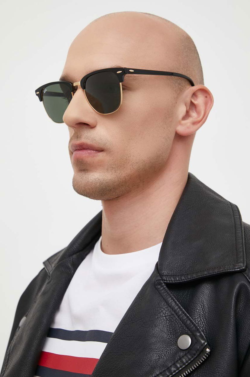 Сонцезахисні окуляри Ray-Ban Sunglasses Clubmaster чорний | 0RB3016