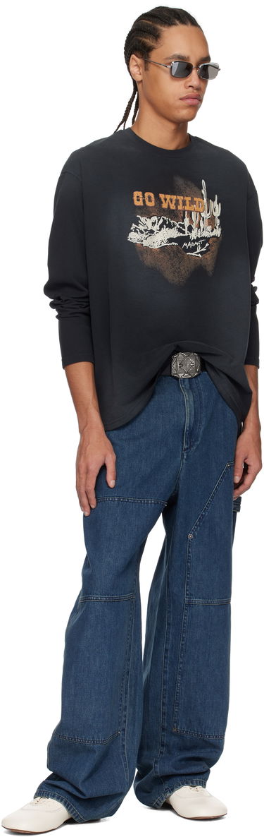 Ремені ISABEL MARANT Isabel Marant Tulsy Leather Belt чорний | 25PCE308CHA-C1B03J, 2