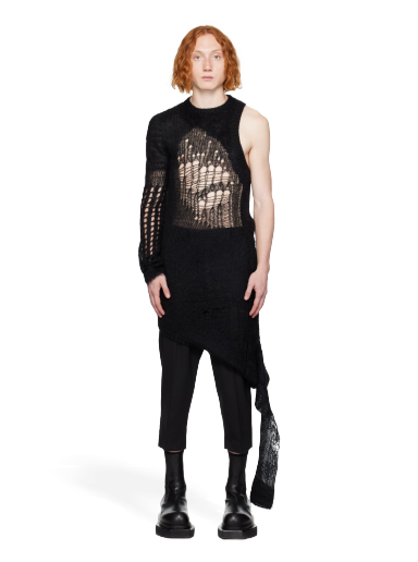 Футболка Rick Owens Spider Banana Sweater чорний | RU02C7632 KSPDR