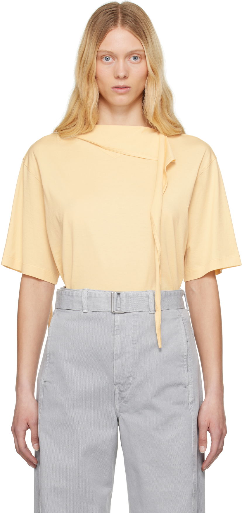 Футболка LEMAIRE Lemaire Foulard T-Shirt Жовтий | TO1384 LJ1018