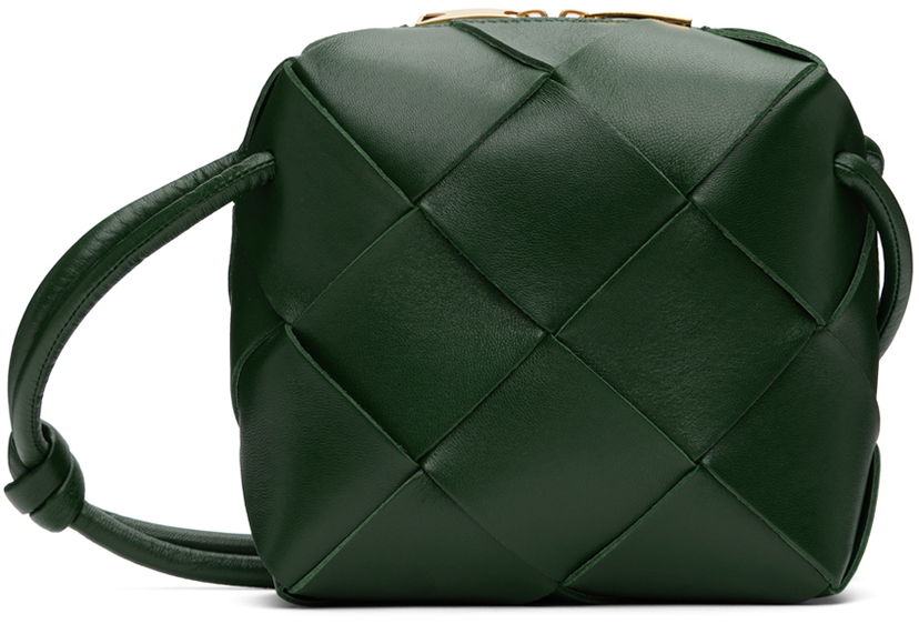 Сумочка Bottega Veneta Mini Camera Bag Зелений | 701915VCQC2