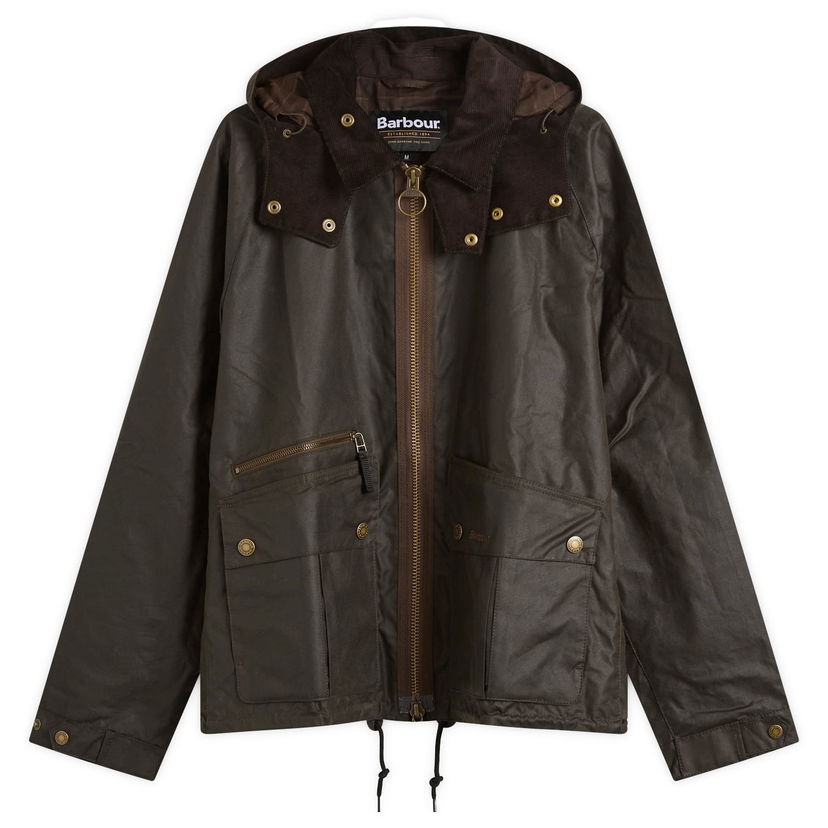 Куртка Barbour Re-Engineered Bardon Spey Wax Jacket, Size Large Зелений | MWX2482OL71
