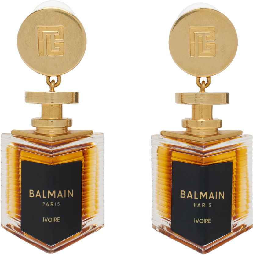 Сережки Balmain Balmain Perfume Clip-on Earrings Металік | EN0XI492KBXI