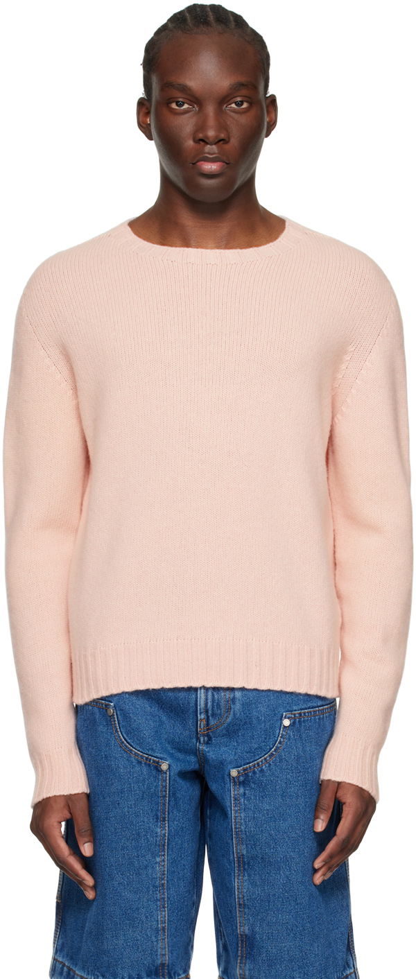 Cветр Palm Angels Embroidered Sweater Рожевий | PMHE027C99KNI0013001