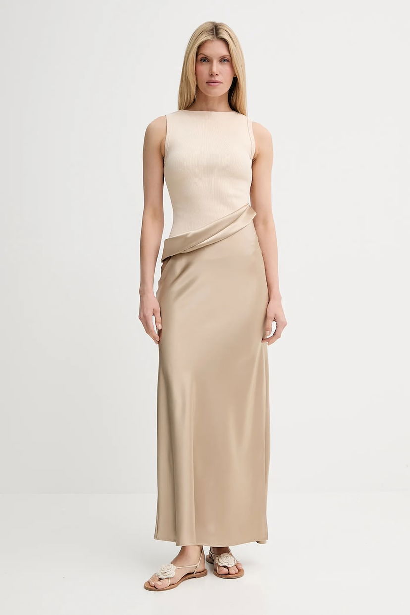 Спідниця Nanushka Nanushka COBEE Maxi Skirt бежевий | NW25SSDR21175