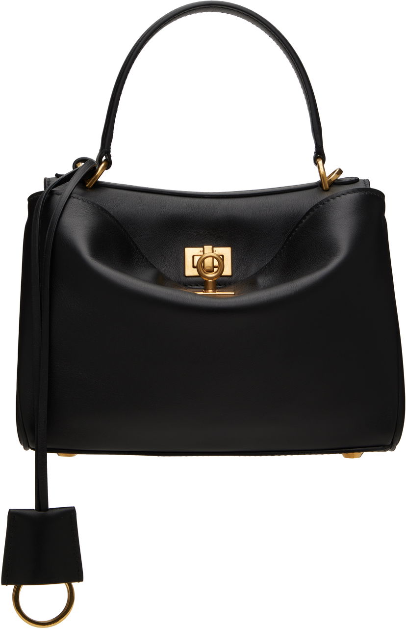 Сумочка Balenciaga Mini Leather Handbag чорний | 795456 2AA4V