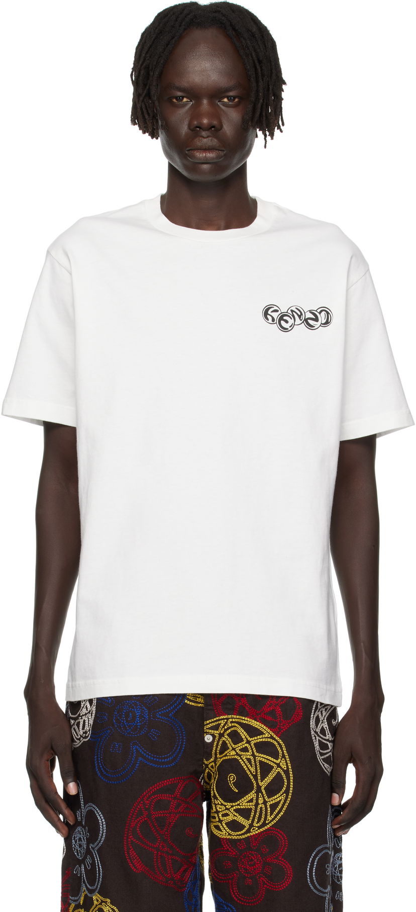 Футболка KENZO Kenzo Paris 'KENZO Pachinko' Classic T-Shirt білий | FF65TS2624SG