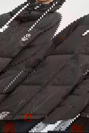 Пуховик AAPE by A Bathing Ape AAPE Main Down Jacket чорний | AAPDNM7665XXN, 5