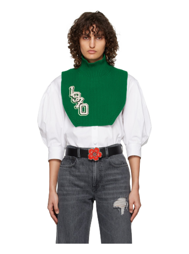 Шарф KENZO College Patch Stole Зелений | FC68CU160KEC