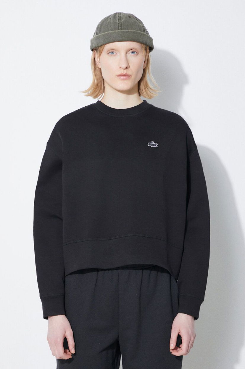 Світшоти Lacoste Sweatshirt чорний | SF5614
