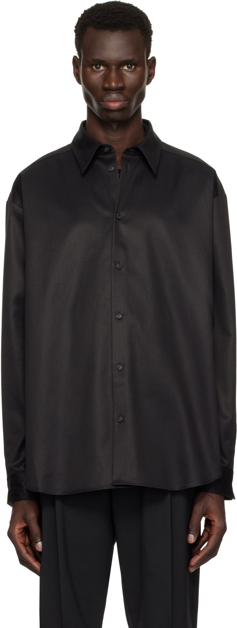 Сорочка BOSS HUGO Twill Shirt чорний | 50534282