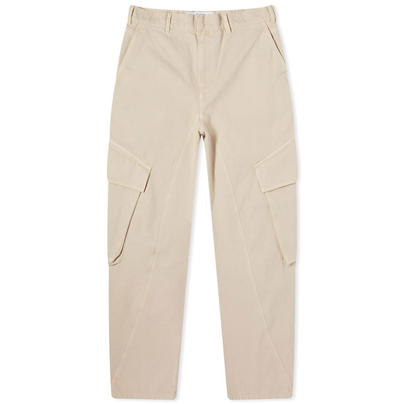 Штани карго JW Anderson Twisted Cargo Trousers бежевий | TR0346-PG1476-003