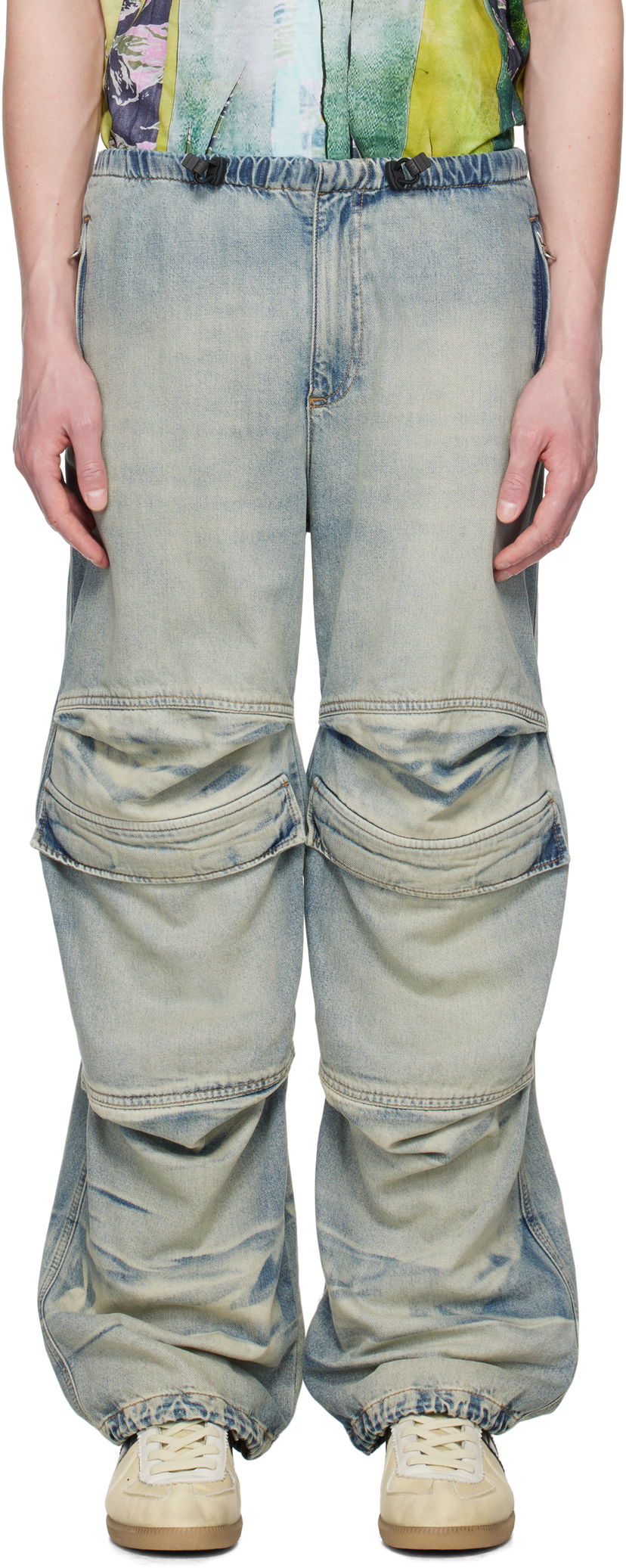 Штани карго Diesel Relaxed D-Dayetz Jeans by Diesel Синій | A17317-0ABDF-01