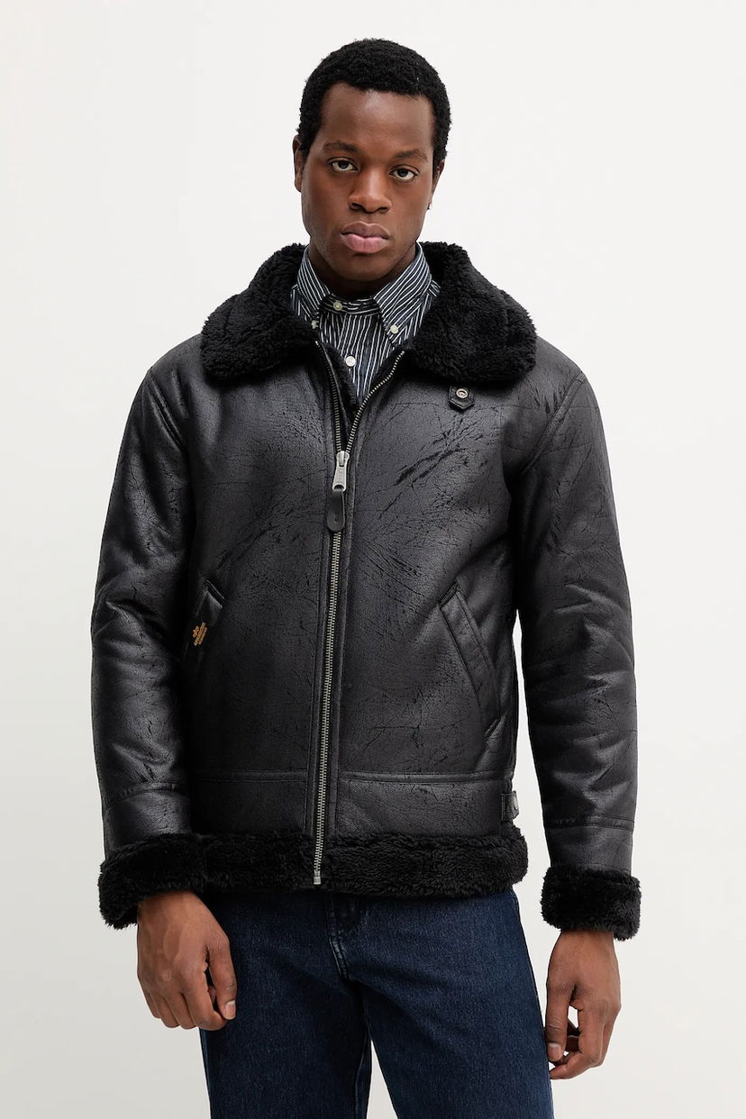 Куртка Alpha Industries Alpha Industries B-3 Shearling Jacket чорний | 143106.515