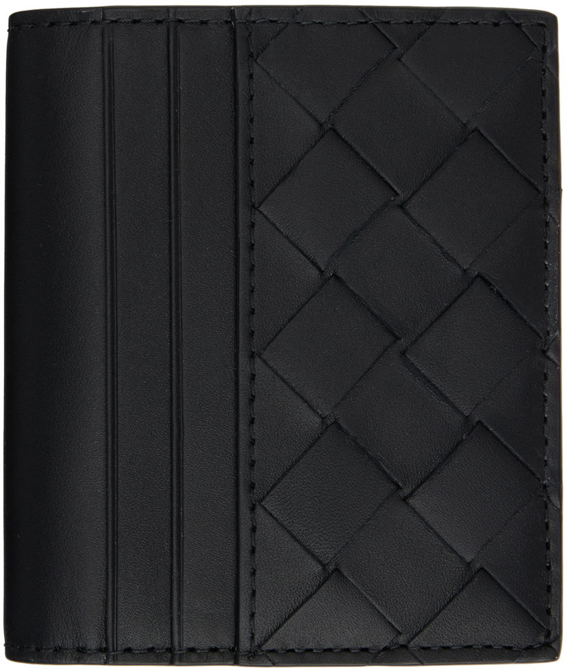 Гаманець Bottega Veneta Bi-Fold Bill Wallet чорний | 793863-VCPQ3-1000