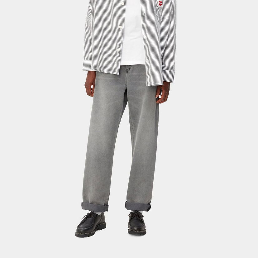 Джинси Carhartt WIP Pierce Pant "Black light stone washed" Сірий | I025268_89_47