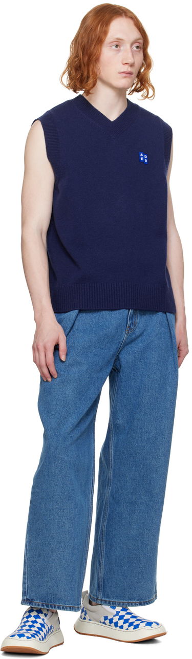 Cветр ADER ERROR Wool Knit Vest Синій | BMSGFYKT0201NV, 3