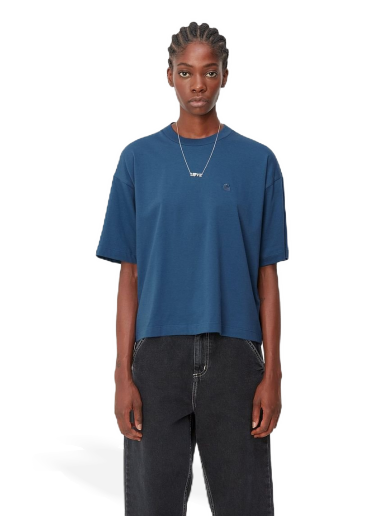 Футболка Carhartt WIP S/S Chester T-Shirt темно-синій | I030656_1N7_XX