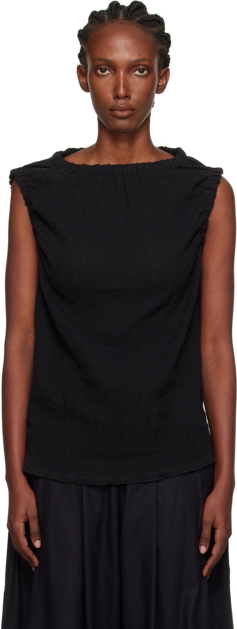 Безрукавка Baserange Baserange Mia Sleeveless Top чорний | TSMI-CL-AU25