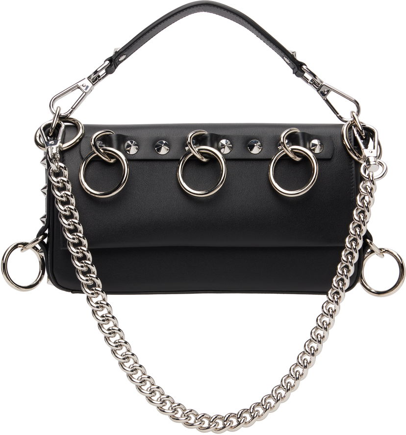 Сумочка R13 Vivian Studded O-Ring Chain Bag чорний | R13WA061-A001