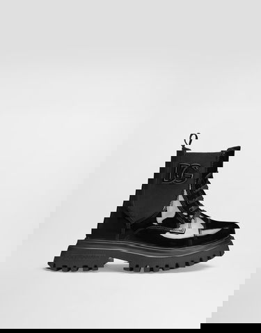 Аксесуари Dolce & Gabbana Dolce & Gabbana Patent Leather Ankle Boots With Elastic чорний | D11360A9A8180999, 0
