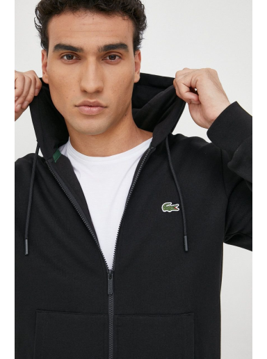 Світшоти Lacoste Kangaroo Pocket Sweatshirt чорний | SH9626