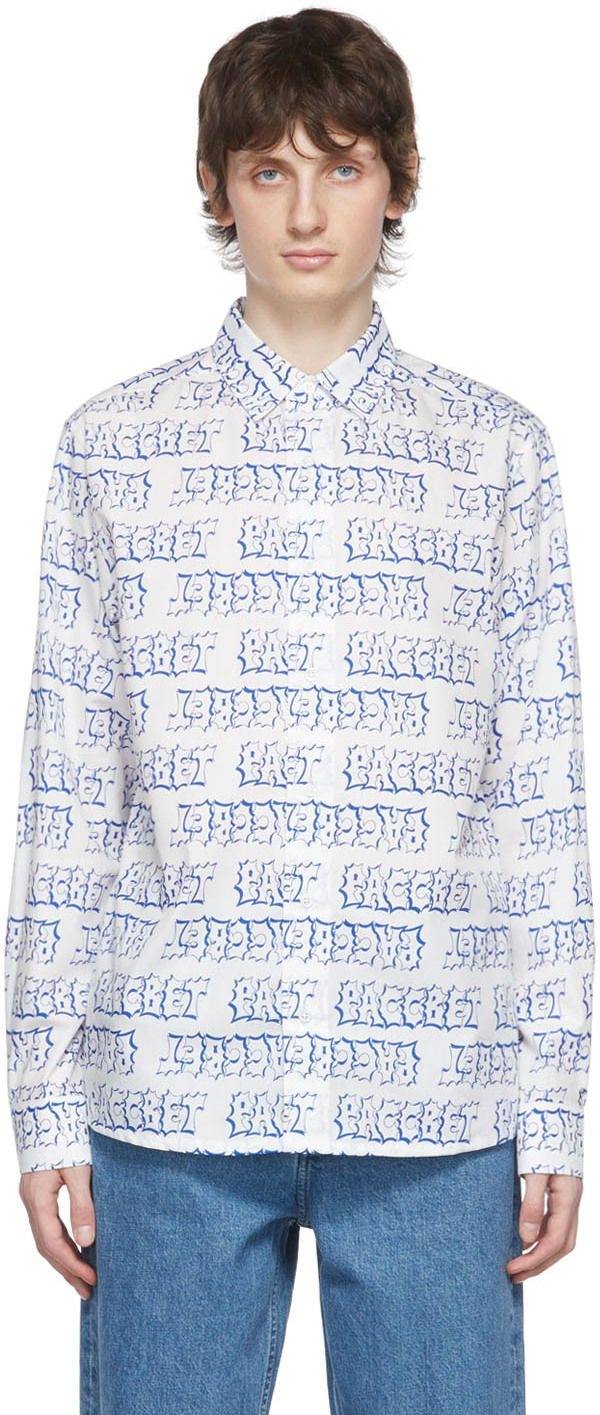Сорочка PACCBET Rassvet White Cotton Shirt Бірюзовий | PACC10B002